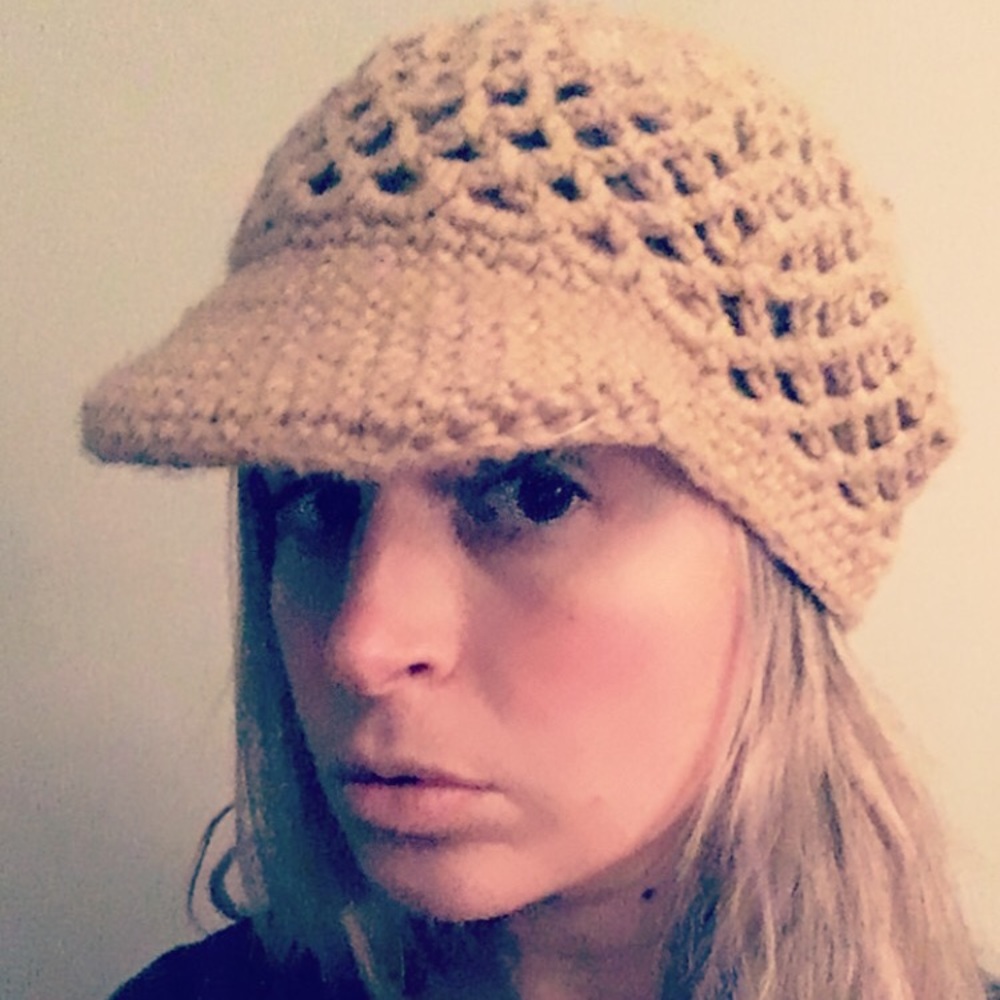 Crochet winter hat